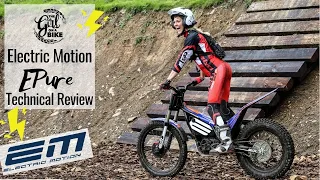 Technical Review Electric Motion EPure – the ultimate electric trials bike at Inch Perfect Trials