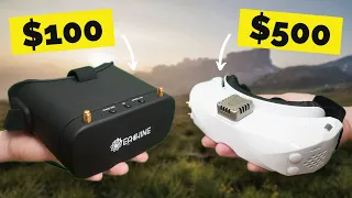 Cheap vs. Expensive FPV Goggles - What's the Difference??