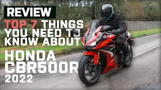 Honda CBR500R (2022) Review | Top 7 Things You Need To Know About the Honda CBR500R | Visordown