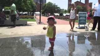 Water fountain fun 6-15