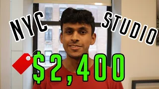 Tour of My $2,400 Studio Apartment in New York City  - Summer Internship 2022 (One-Month Lease)