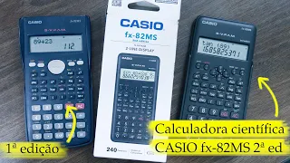 Calculadora científica CASIO fx-82MS 2ª edição: uma mais básica (e barata) da CASIO