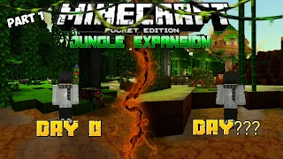 100 HARI DI MINECRAFT TAPI JUNGLE EXPANSION ONLY MCPE