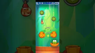 Cut The Rope Experiments Bamboo Chutes 3 stars walkthrough LEVEL 8-4