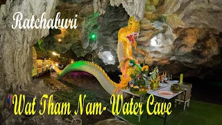 Ratchaburi. Wat Tham Nam. Water Cave.January 2023