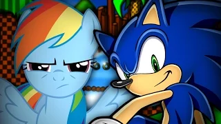 Sonic the Hedgehog vs Rainbow Dash. Epic Rap Battles of Cartoons Season 3.