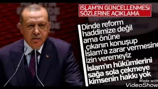 Erdoğan'ın geri adım atması mezhepsizlerin oyununu bozdu. RECEP TAYYİP ERDOĞAN reform haddimize mi