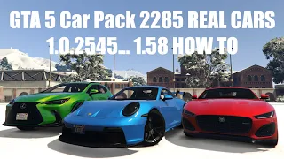 GTA 5 Car Pack 2285 REAL CARS 1.0.2545... FINAL? HELP!