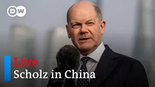 Live: German Chancellor Olaf Scholz holds press conference during China visit | DW News