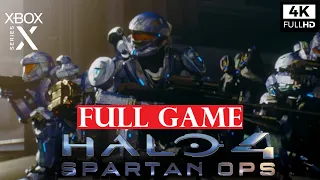 HALO 4 SPARTAN OPS Gameplay Walkthrough FULL GAME [4K 60FPS XBOX SERIES X] - No Commentary