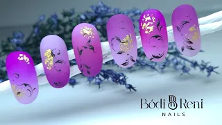 Lila Ombre - Hogyan használd a füstfóliát! - 1. Rész - Bodi Reni Nails