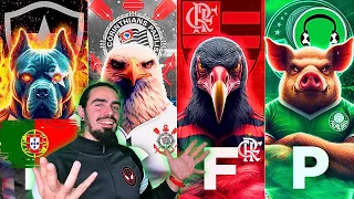 SAGARA REAGE ♫ UM TIME POR LETRA: CLUBES BRASILEIROS de A a Z! | FutParódias