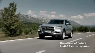 The new Audi Q7 e-tron