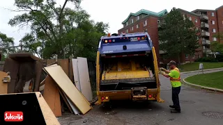 HUGE Garbage Collection in Canada Episode 10 rear load Mcneilus garbage truck national capital
