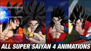 ALL NEW Super Saiyan 4 Super Attacks! (Vegito, Bardock, Gohan, & Broly) | DBZ Dokkan Battle x SDBH