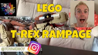 T. rex Rampage Exclusive 75936 - LEGO Jurassic Park - Speed Build 2019 - Part 1