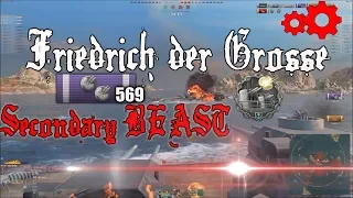 Friedrich der Große  || non-stop bb secondary battling  || World of Warships