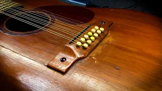 Old Ukrainian 12-string Guitar Restoration