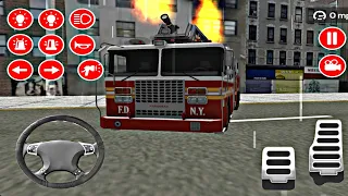 Real Fire Truck Driving 🚚 💥|| Emergency Fire Rescue || Gameplay 563 || Driving Gameplay