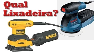 Qual lixadeira comprar? Orbital ou Roto orbital?