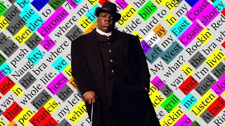 The Notorious B.I.G., It’s All About the Benjamins | Rhyme Scheme Highlighted