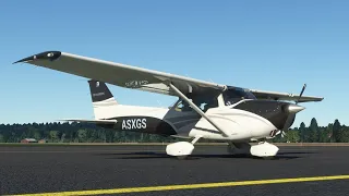 Radio Navigation via VOR stations in the Cessna C172 in Microsoft Flight Simulator