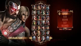 Mortal Kombat 9 - Expert Tag Ladder (Sonya & Kano/3 Rounds/No Losses)