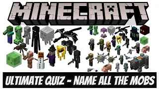 ULTIMATE MINECRAFT QUIZ 2022 - HOW MANY MOBS/ITEMS CAN YOU NAME?