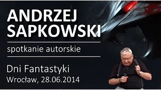 Andrzej Sapkowski na konwencie Dni Fantastyki 2014
