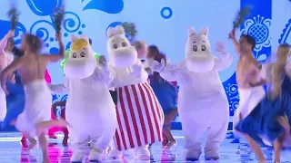 Eurovision 2024 "Finnish Interval Act", Ievan Polkka with the Moomins, on 1 hour loop