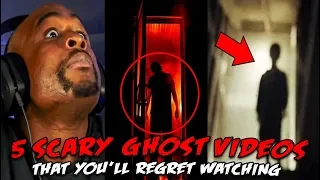 5 Scary Ghost Videos That You'll REGRET Watching REACTION!