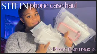 SHEIN iPhone 15 Pro Max Case Haul!✨