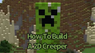 Minecraft: How To Build A CREEPER in Minecraft