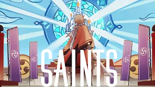 {No} Saints | Genshin Impact AMV/GMV (Color-Coded Lyrics)