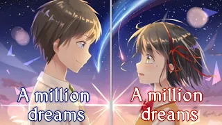 Nightcore - A Milion Dreams [Switching Vocals]