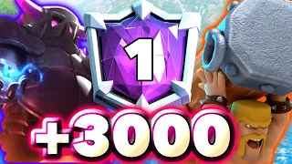 🏆+3000 with PEKKA BRIDGE SPAM DECK👍-Clash Royale