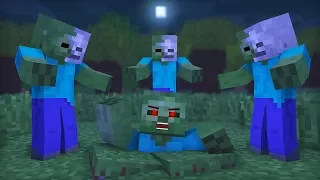 Zombie vs Wither Life: Full Animation I - Minecraft Animation