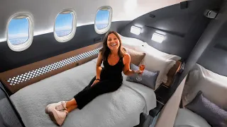 Flying the World's Best First Class "Seat" (with private bedroom and shower)