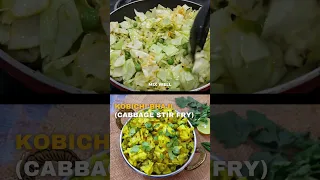 Kobichi Bhaji Recipe #Shorts | Spicy Indian Cabbage Masala | Patta Gobi Sabzi | Maharashtrian Recipe