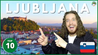 TOP 10 Things to do in LJUBLJANA | SLOVENIA