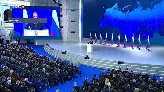 Основные тезисы послания Владимира Путина к Федеральному собранию