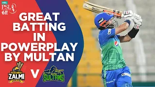 Great Batting In Powerplay By Multan | Peshawar vs Multan | Match 21 | HBL PSL 6 | MG2L