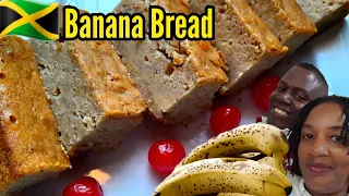 Jamaican Banana Bread 🍞  Best Way To Utilize Over-riped Bananas 🍌