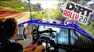 Rally Driver chasing down ghost Dirt Rally 2.0 Subaru NR4 WRC