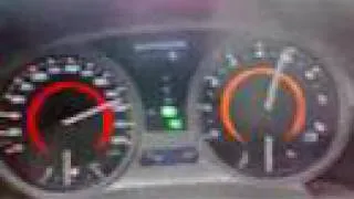 Lexus IS 250 Acceleration 0-225 km/h in car