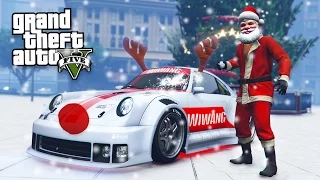 GTA 5 CHRISTMAS DLC UPDATE - SNOW, SNOWBALL FIGHTS & NEW PFISTER COMET RETRO CUSTOM!! (GTA 5 DLC)