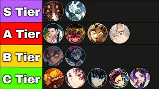 DSBA | Breath & Blood Demon Art Tierlist | Demon Slayer Burning Ashes