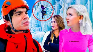 We Took TINDER Dates ICE CLIMBING