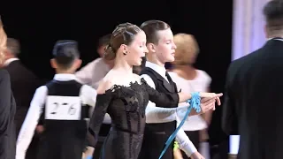 Веретенников Андрей - Холкина Полина, Quickstep | ВС Юниоры-1 Европейская программа