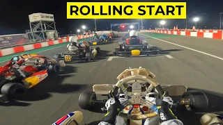 EPIC Rotax Race Start at Lusail Karting Track